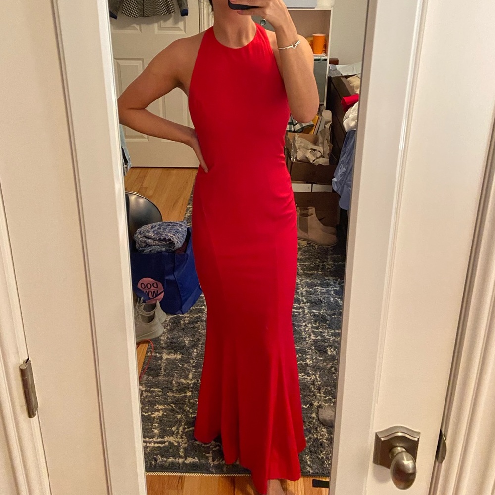 L’ATISTE Red Long Dress